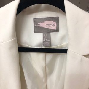 White blazer